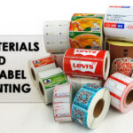 Materials used in label printing